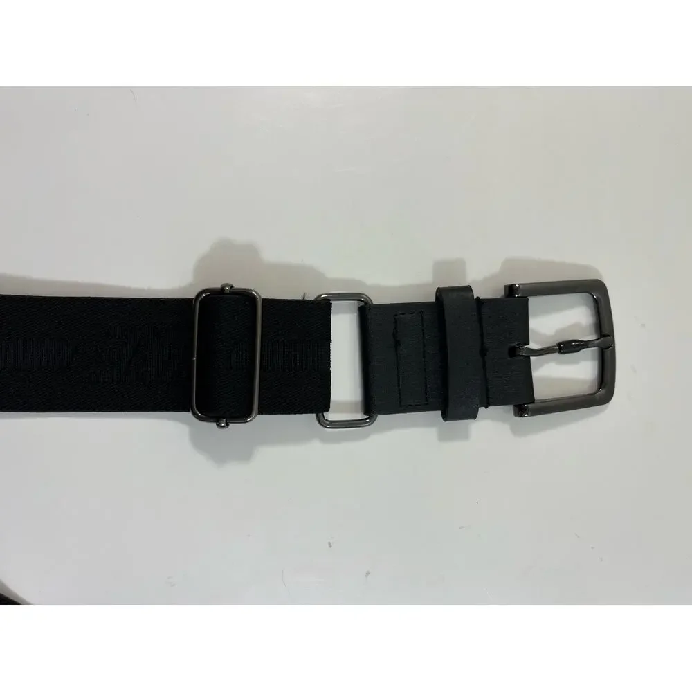 Nike Men's One Size Adjustable Baseball‎ Belt With White Swoosh Athletic Sporty